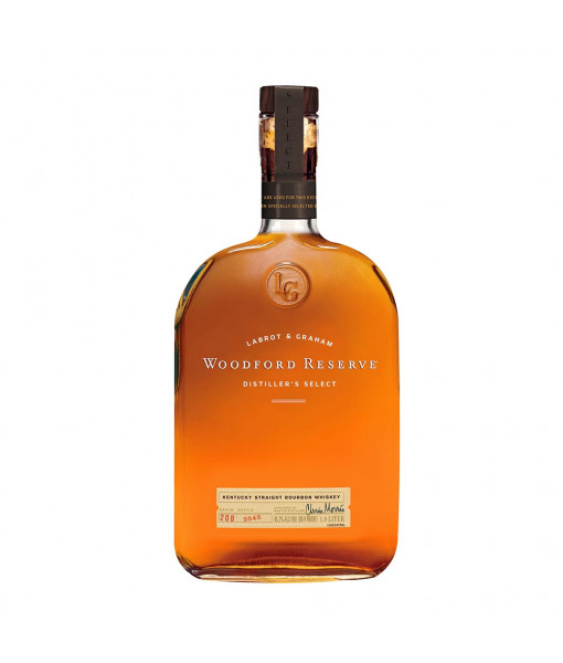 Woodford Reserve Straight Bourbon<br>Whiskey américain | 1 L | États-Unis