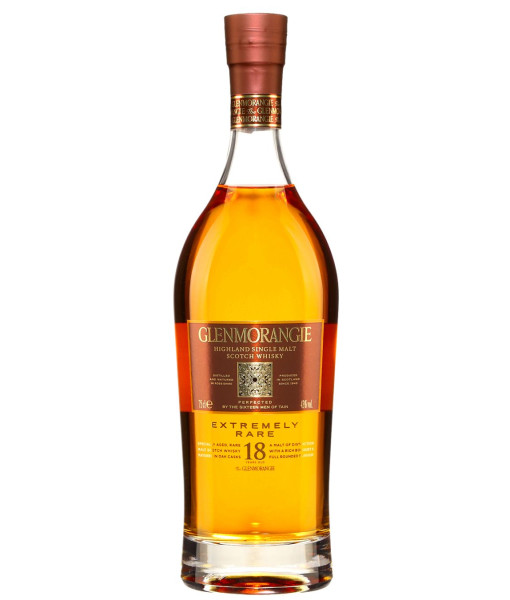 Glenmorangie 18 ans Highland Single Malt<br>Whisky écossais   |   750 ml   |   Royaume Uni  Écosse