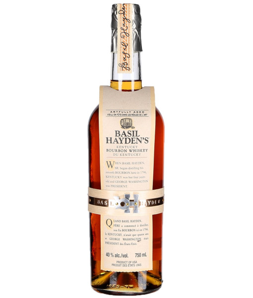 Basil Hayden's Kentucky Bourbon<br>Whiskey américain | 750 ml | États-Unis