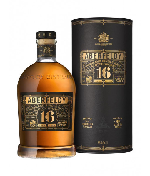 Aberfeldy 16 Year Single Malt Scotch<br>Scotch whisky | 1 L |<br>United Kingdom