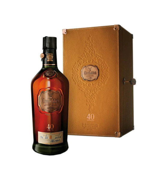 Glenfiddich 40 Years Old Highland Single Malt<br>Whisky écossais | 700 ml | Royaume Uni, Écosse