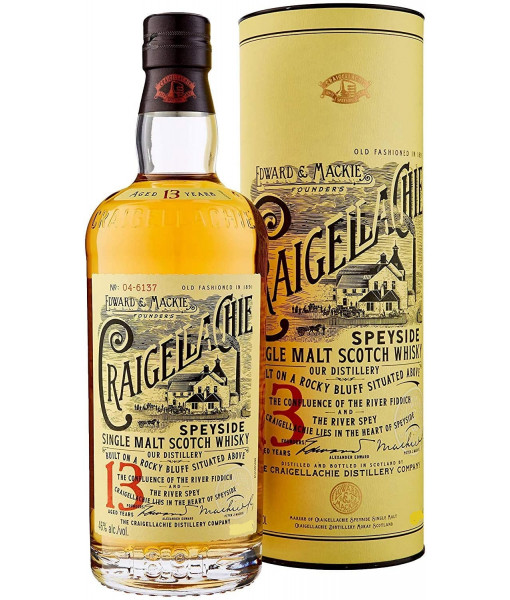 Craigellachie 13 Year Old Single Malt Scotch<br>Scotch whisky | 1 L |<br>United Kingdom