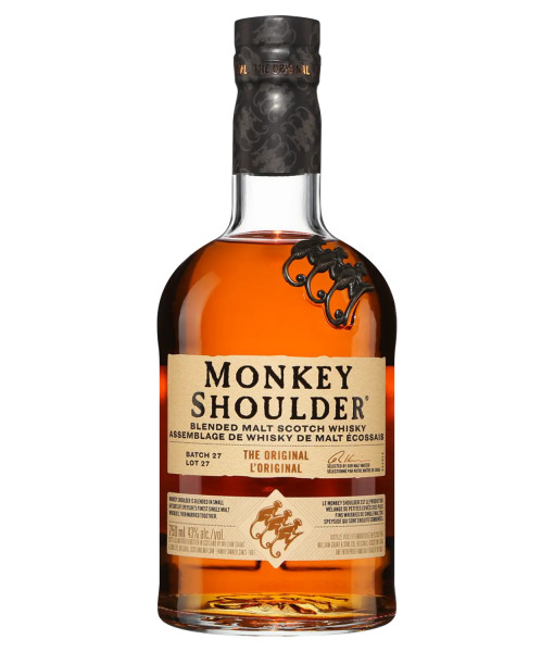 Monkey Shoulder The Original Blended Malt<br>Whisky écossais   |   750 ml   |   Royaume Uni,  Écosse
