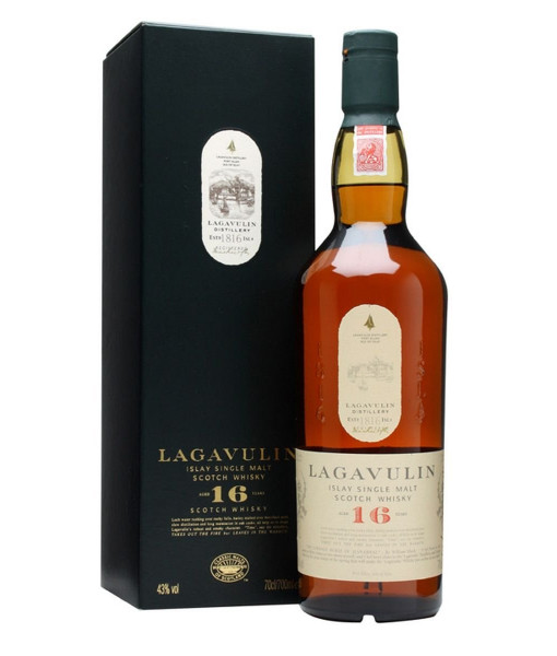 Lagavulin 16 Ans Single Malt Scotch<br>Whisky écossais | 700 ml | Royaume Uni