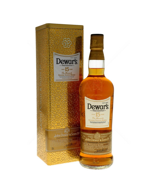 Dewars 15 Ans Blended Scotch Whisky<br>Whisky écossais | 1 L | Royaume Uni Écosse