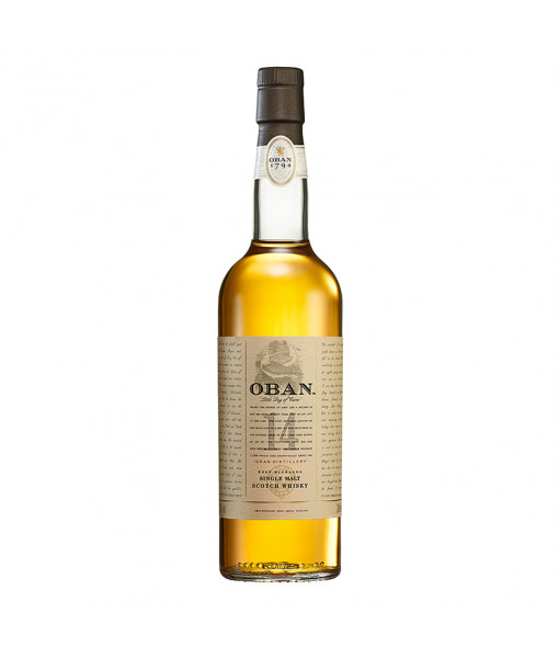 Oban 14 ans Highland Single Malt Scotch<br>Whisky écossais | 700 ml | Royaume Uni