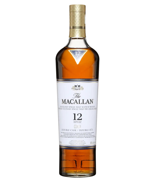 Macallan 12 Ans Double Cask Highland Single Malt Scotch<br>Whisky écossais | 750 ml | Royaume Uni