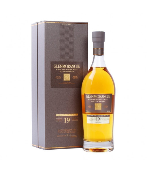 Glenmorangie 19 Ans Finest Reserve Highland Single Malt<br>Whisky écossais | 700 ml | Royaume Uni