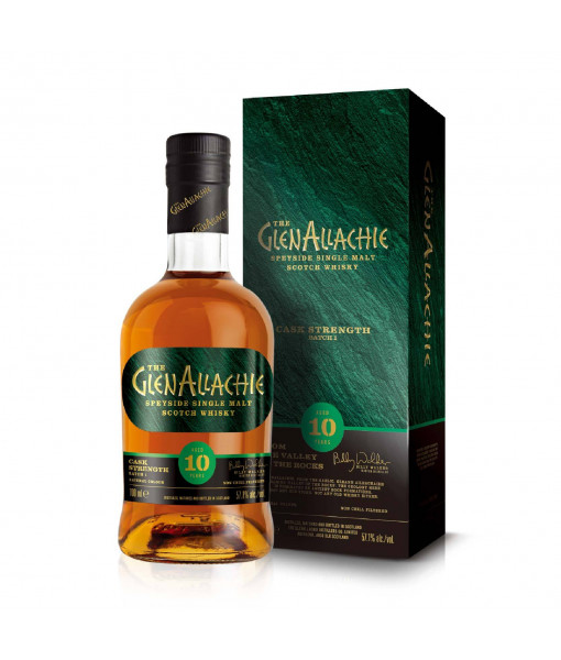 GlenAllachie 10 Year Old Cask Strength Single Malt Scotch<br>Scotch whisky | 700 ml | United Kingdom