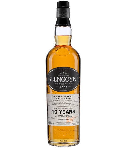 Glengoyne 10 ans Highland Scotch Single Malt<br>Whisky écossais | 750 ml | Royaume Uni