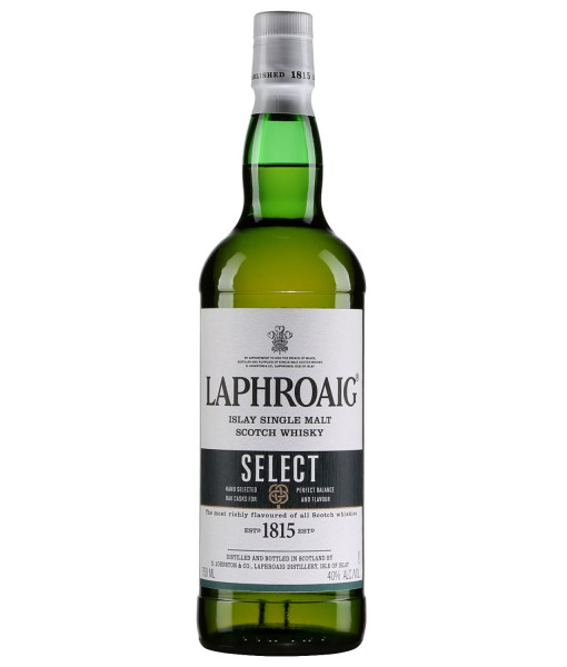 Laphroaig Select Islay Scotch Single Malt<br>Whisky écossais | 750 ml | Royaume Uni