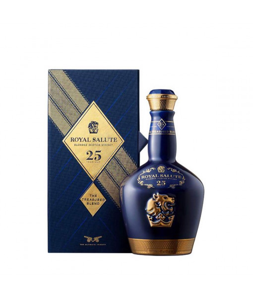 Chivas Royal Salute Scotch Blended 25 ans<br>Whisky écossais | 700 ml | Royaume Uni, Écosse