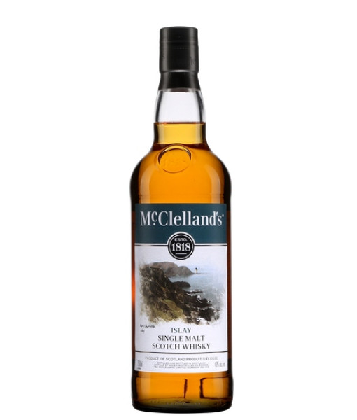 McClellands Islay Single Malt Scotch Whisky<br>Whisky écossais | 750 ml | Royaume Uni, Écosse
