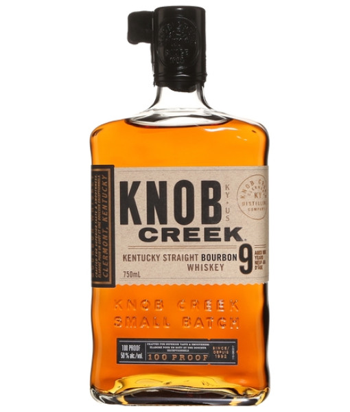 Knob Creek Straight Bourbon<br>Whiskey américain | 750 ml | États-Unis, Kentucky