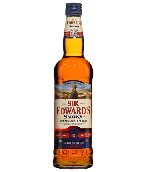 Bardinet Sir Edward's Smoky<br>Scotch whisky | 700 ml | United Kingdom, Scotland