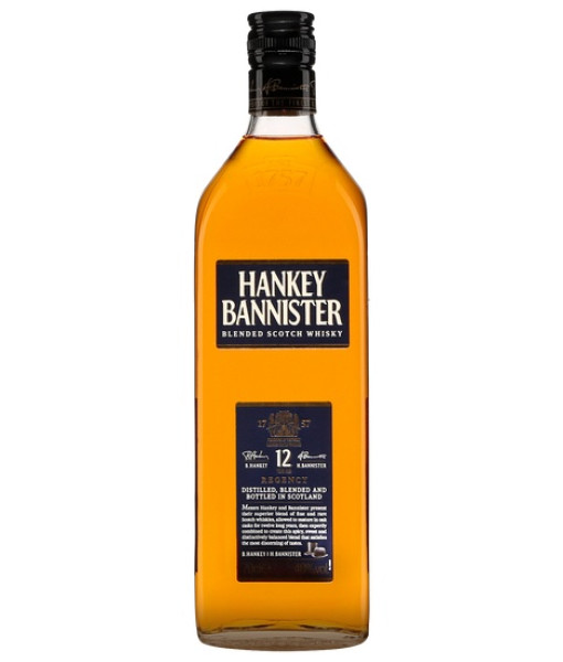 Hankey Bannister 12 ans Highlands Scotch Blended<br>Whisky écossais | 700 ml | Royaume Uni, Écosse