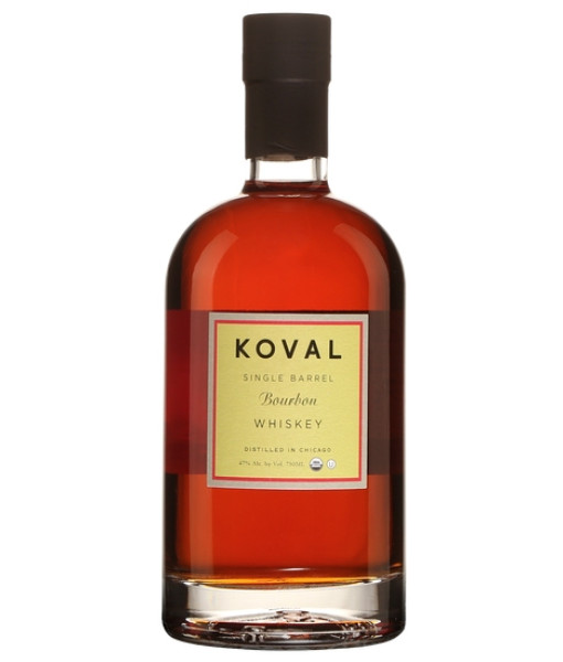 Koval Single Barrel Bourbon<br>Whiskey américain | 750 ml | États-Unis, Illinois