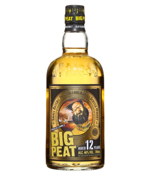 Douglas Laing Big Peat 12 Ans Islay Blended Malt<br>Whisky écossais | 700 ml | Royaume Uni, Écosse