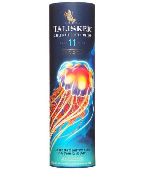Talisker 11 Ans Highlands Single Malt<br>Whisky écossais | 750 ml | Royaume Uni, Écosse Talisker 11 Ans Highlands Single Malt<br>Whisky écossais | 750 ml | Royaume Uni, Écosse
