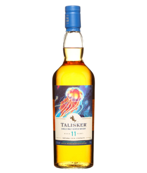 Talisker 11 Ans Highlands Single Malt<br>Whisky écossais   |   750 ml   |   Royaume Uni  Écosse