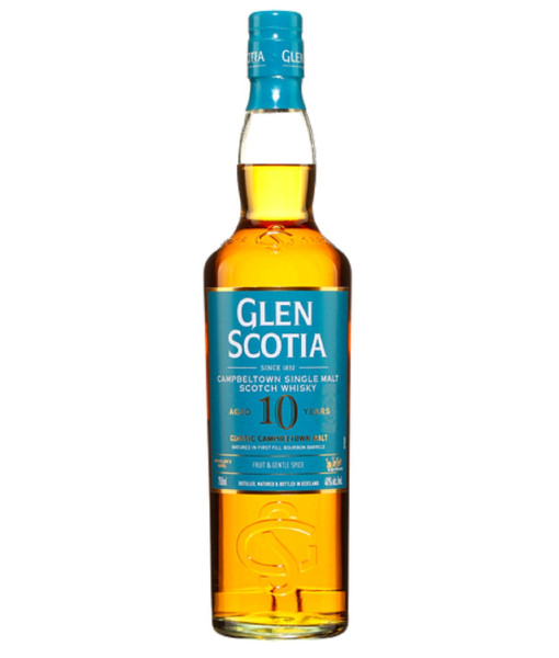 Glen Scotia 10 Ans Old Single Malt<br>Whisky écossais   |   700 ml   |   Royaume Uni  Écosse