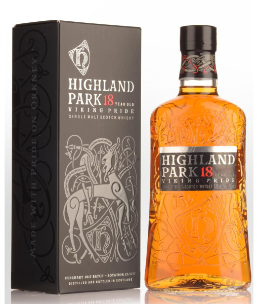 Highland Park 18 ans Single Malt<br>Whisky écossais   |   700 ml   |   Royaume Uni  Écosse