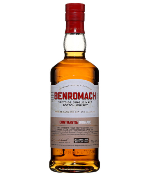 Benromach Organic Speyside Single Malt<br>Scotch whisky   |   700 ml   |   United Kingdom  Scotland