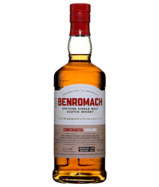 Benromach Organic Speyside Single Malt<br>Whisky écossais   |   700 ml   |   Royaume Uni  Écosse