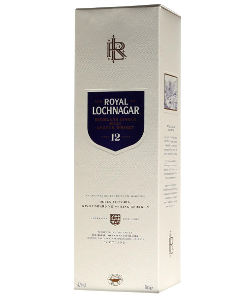 Royal Lochnagar 12 ans Highland Single Malt<br>Whisky écossais   |   700 ml   |   Royaume Uni,  Écosse
