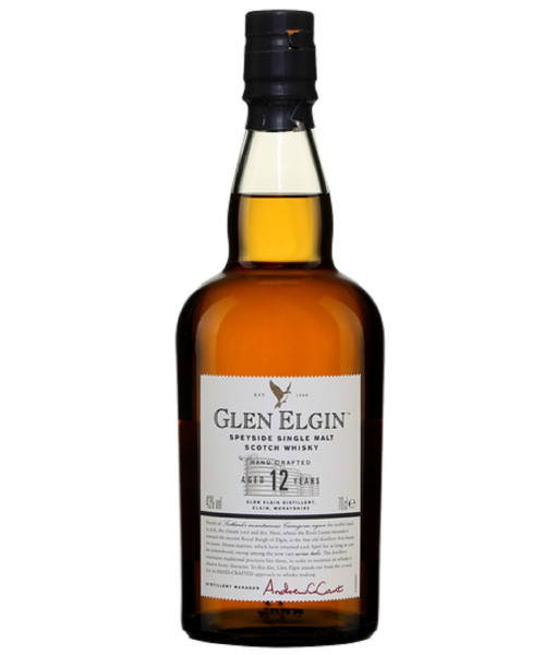Glen Elgin 12 ans Speyside Single Malt<br>Scotch whisky   |   700 ml   |   United Kingdom  Scotland