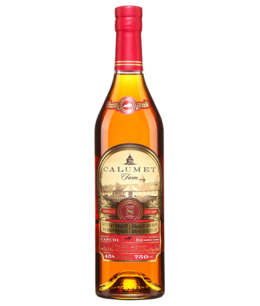 Calumet Farm 8 Year Old Kentucky Staight Bourbon<br>Whiskey américain   |   750 ml   |   États-Unis  Kentucky