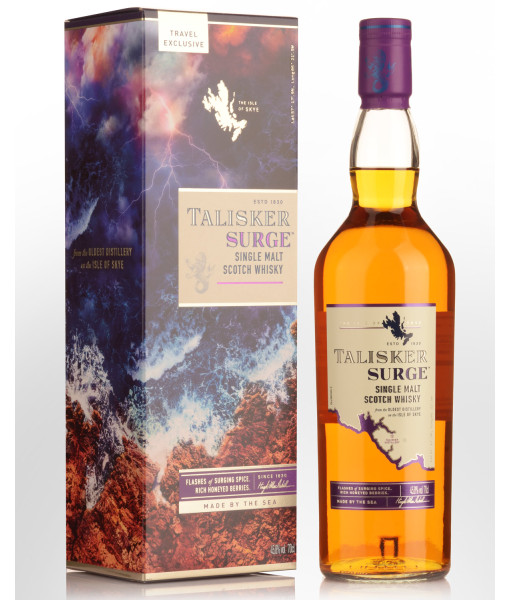 Talisker Surge Single Malt Scotch Whisky<br> Scotch whisky   |   700 ml   |   United Kingdom  Scotland