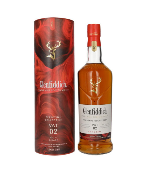 Glenfiddich Perpetual Collection Vat 02 Single Malt Scotch Whisky  <br> Whisky écossais | 1 L | Royaume Uni