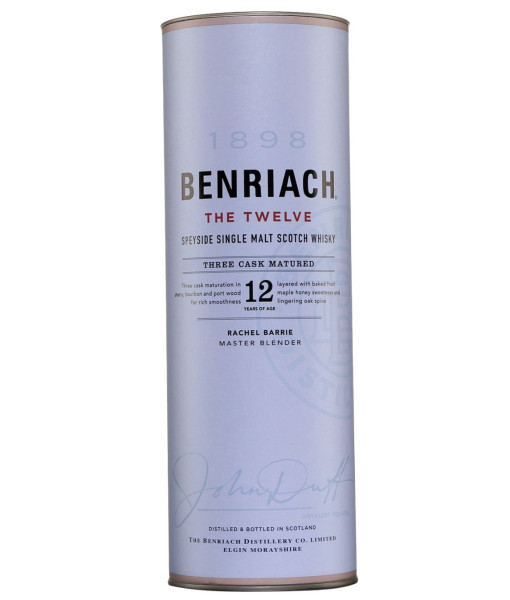 BenRiach The Twelve Speyside Single Malt<br>Whisky écossais   |   750 ml   |   Royaume Uni  Écosse