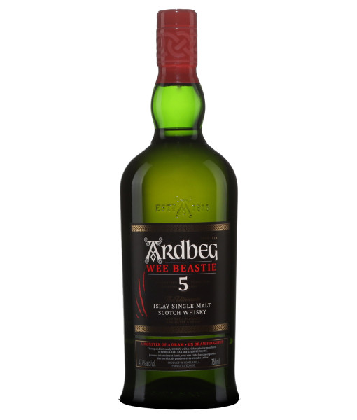 Ardbeg Wee Beastie 5 Year Old Islay Single Malt<br>Scotch whisky   |   750 ml   |   United Kingdom  Scotland