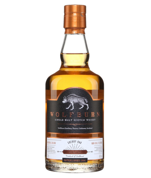 Wolfburn Aurora Sherry Oak Single Malt<br>Whisky écossais   |   700 ml   |   Royaume Uni  Écosse