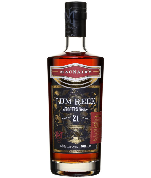 MacNair's Lum Reek 21 Ans Blended Malt<br>Whisky écossais   |   700 ml   |   Royaume Uni  Écosse