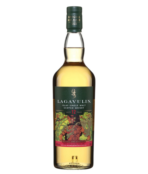 Lagavulin 12 Ans Islay Single Malt Scotch Whisky<br>Whisky écossais   |   750 ml   |   Royaume Uni  Écosse