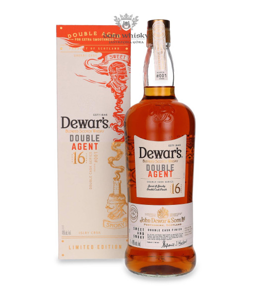 Dewar's Double Agent 16 Year Old Blended Scotch Whisky<br>Whisky écossais | 1 L | Royaume Uni Écosse