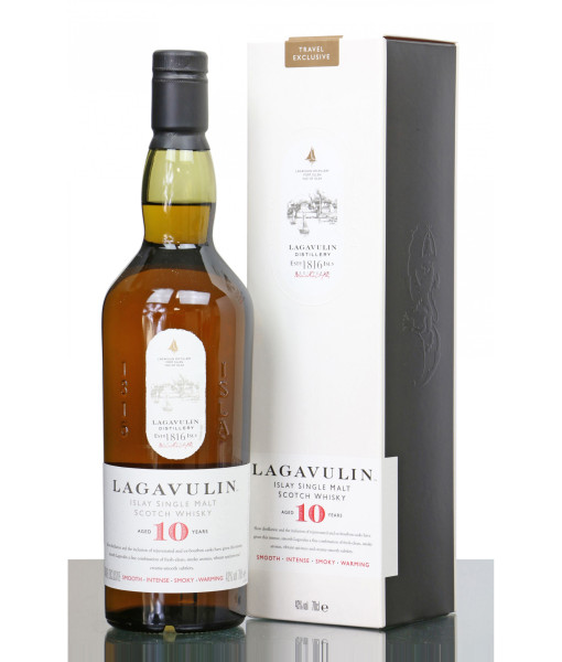 Lagavulin 10 Ans Islay Single Malt Scotch Whisky<br>Whisky écossais | 700 ml | Royaume Uni Écosse