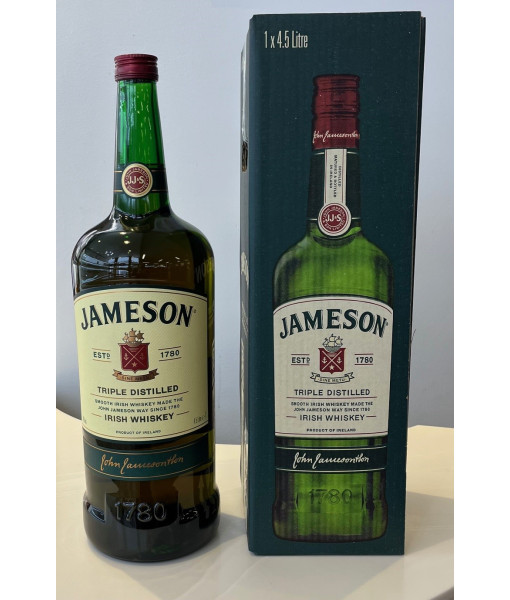 Jameson<br>Irish whiskey | 4.5 L | Ireland