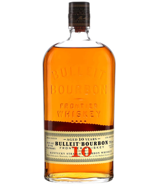 Bulleit 10 ans Bourbon<br>Whiskey américain   |   750 ml   |   États-Unis  Kentucky
