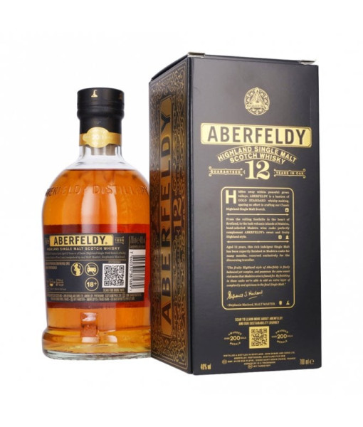 Aberfeldy 12 Madeira Highland Single Malt <br> Whisky écossais | 700 ml | Royaume-Uni, Écosse