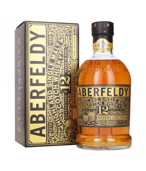 Aberfeldy 12 Madeira Highland Single Malt <br> Whisky écossais | 700 ml | Royaume-Uni, Écosse