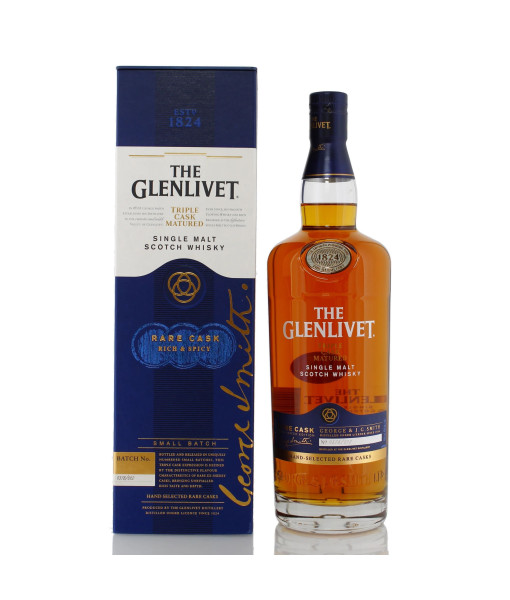 The Glenlivet Rare Cask single malt whisky <br>Scotch whisky   |   1 L  |   United Kingdom  Scotland
