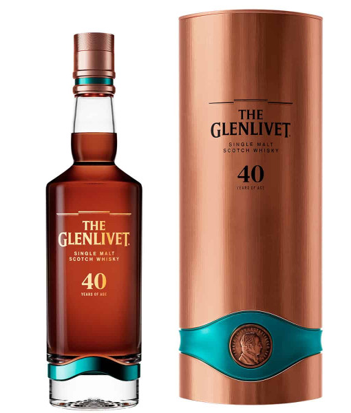 The Glenlivet 40 Years Old Spey Valley Single Malt<br>Scotch whisky   |   700 ml   |   United Kingdom  Scotland