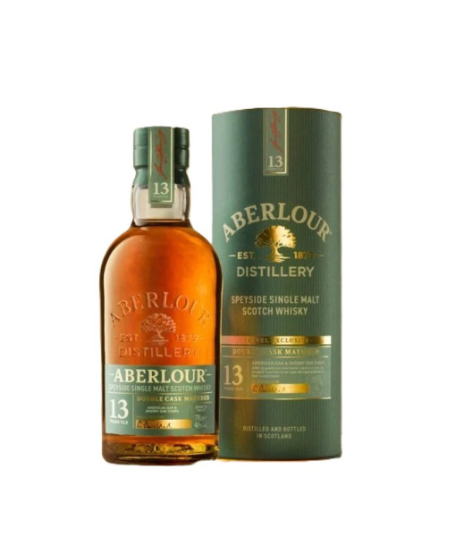 Aberlour 13 Ans Double Cask Matured Speyside Whisky Single Malt<br>Whisky écossais | 700 ml | Royaume Uni, Écosse