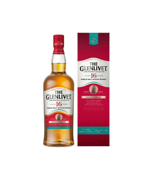 The Glenlivet 16 Years Speyside Single Malt <br> Whisky écossais | 1 L | Royaume Uni, Écosse