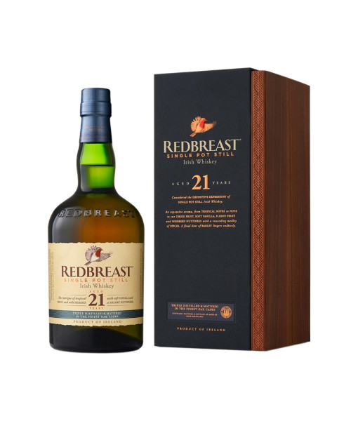 Redbreast 21 ans Single Pot Still<br>Whiskey irlandais | 700 ml | Irlande