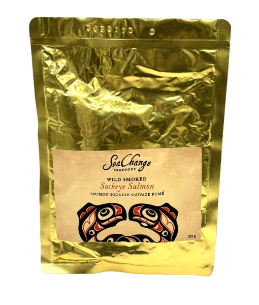 Sea Change Seafoods<br>Saumon Sockeye Sauvage Fumé <br>227 g
